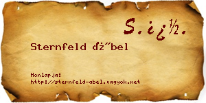 Sternfeld Ábel névjegykártya