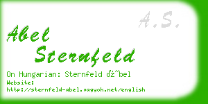 abel sternfeld business card